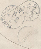 138186 1859 MAIL SHAP, WESTMORLAND TO ORTON WITH 'SHAP' UDC (19MM).