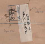 138285 1945 REGISTERED MAIL EGYPT TO LONDON WITH KGVI 1S X 6 AND 1D (SG486).