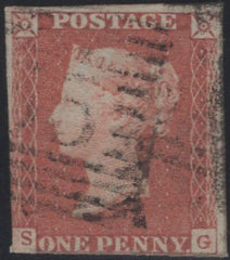 138318 1848 1D PL.78(SG8)(SG WITH 'S' INVERTED SPEC BS67b).