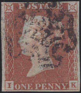 138354 1841 1D PL.19 (SG8)(IK) GOOD USED.
