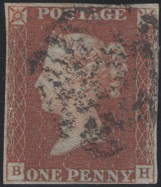 138357 1841 1D PL.19 (SG8)(BH) GOOD USED.