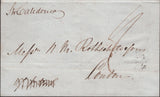 138401 1843 MAIL CUBA (DRAKE BROS) TO LONDON VIA LIVERPOOL WITH LIVERPOOL MALTESE CROSS ON REVERSE.