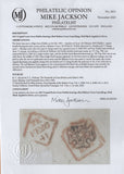138402 1841 UNPAID MAIL DUBLIN TO SLIGO WITH DUBLIN MALTESE CROSS USED TO OBLITERATE DUBLIN 'PAID' DATE STAMP APPLIED IN ERROR.