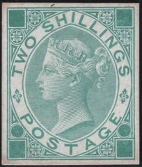 138414 1867 2S BLUE CUT DOWN DIE PROOF IN GREEN.
