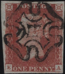 138428 1841 1D PL.21(SG8)(EA) VERY FINE USED.