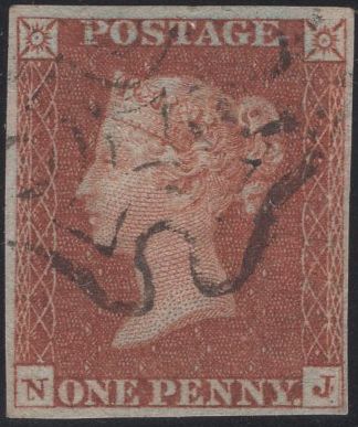 138452 1842 1D PL.27 (SG8)(NJ) FINE USED.