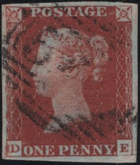138475 1845 1D PL.60 (SG8)(DE) FINE USED.