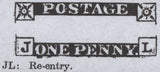 138479 1845 1D PL.59 (SG8)(JL RE-ENTRY SPEC BS48a) FINE USED.