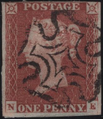 138493 1842 1D PL.27 (SG8)(NE) GOOD USED.