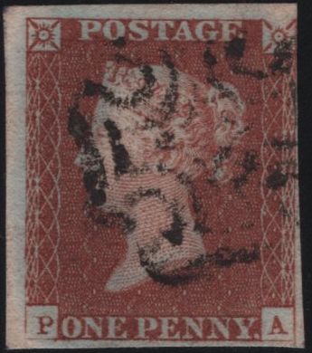 138496 1842 1D PL.27 (SG8)(PA) USED.