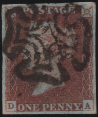 138500 1842 1D PL.27 (SG8)(DA) FINE USED.