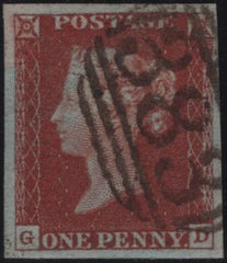138508 1845 1D PL.57 (SG8)(GD) FINE USED.