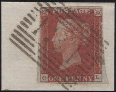 138511 1845 1D PL.57 (SG8)(OL MAJOR RE-ENTRY SPEC BS46a) FINE USED.