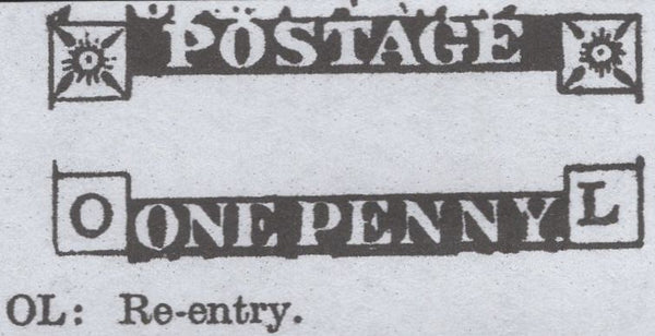 138511 1845 1D PL.57 (SG8)(OL MAJOR RE-ENTRY SPEC BS46a) FINE USED.