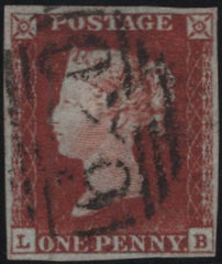 138518 1844 1D PL.51 (SG8)(LB) FINE USED.