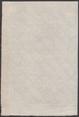 138535 1857 WATERMARK LARGE GARTER, SHEET WHITE WOVE PAPER WITH 48 WATERMARK IMPRESSIONS AND MARGINAL WORDING.