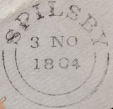138536 THE 'SPILSBY' DOUBLE STRIKE OF THE MALTESE CROSS, ON 1840 1D BLACK USAGE AND 1842 1D PINK USAGE.