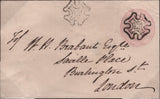 138536 THE 'SPILSBY' DOUBLE STRIKE OF THE MALTESE CROSS, ON 1840 1D BLACK USAGE AND 1842 1D PINK USAGE.