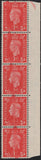 138541 1849 1D PL.94 (SG8) COMPLETE STRIP OF TWELVE FROM THE 'I' ROW, GOOD TO FINE USED.
