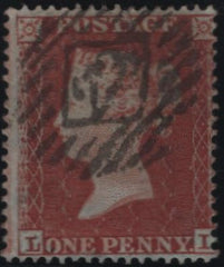 138552 1854 DIE 1 D PL.197 (SG17)(LI) USED.