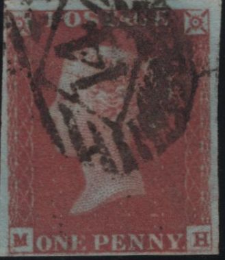 138553 1848 1D PL.85 (SG8)(MH) GOOD USED.
