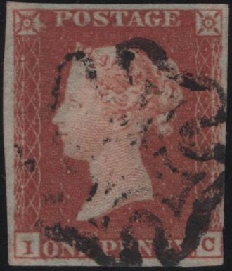 138556 1841 1D PL.17 (SG8)(IC) GOOD USED.