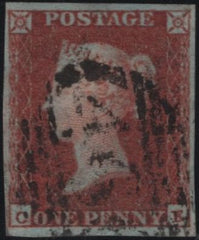 138571  1849 1D PL.98 (SG8)(CE) FINE USED.