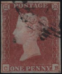 138579 1849 1D PL.92 (SG8)(CB) FINE USED.