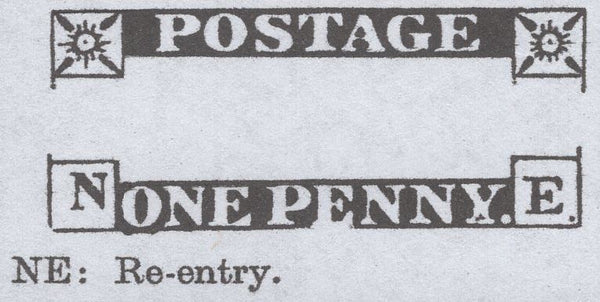 138603 1847 1D PL.76 (SG8)(NE RE-ENTRY SPEC BS65b) FINE USED.