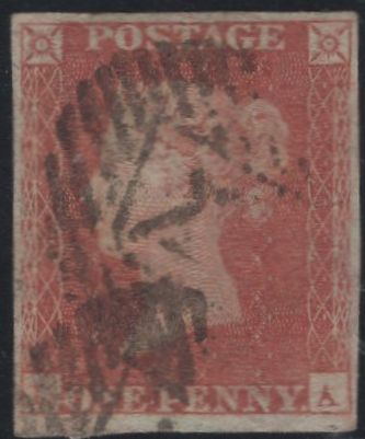 138610 1849 1D PL.88 (SG8)(LA RE-ENTRY SPEC BS27a) GOOD USED.