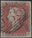 138613 1848 1D PL.85 (SG8)(SF RE-ENTRY SPEC BS74a) FINE TO VERY FINE USED.