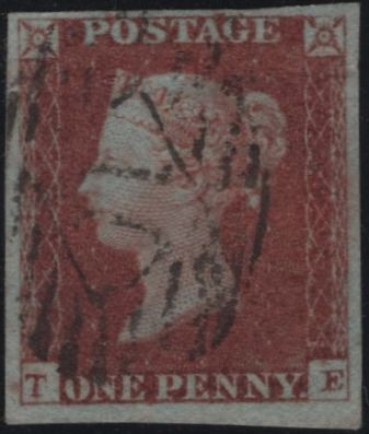 138614 1848 1D PL.84 (SG8)(TE RE-ENTRY SPEC BS73b) GOOD USED.