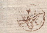 138623 1741 MAIL TENBY, PEMBROKESHIRE TO CAMBRIDGE WITH 'TENBY' STRAIGHT LINE HAND STAMP VARIETY ALBINO (W2273).