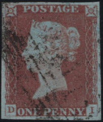 138629 1846 1D PL.68 (SG8)(DI) GOOD USED.