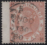 138657 1880 2S BROWN (SG121)(NI) VERY FINE USED.