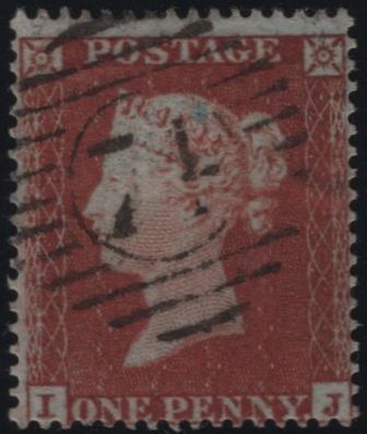138668 1854 DIE 1 1D PL.193 (SG17)(IJ) FINE USED.