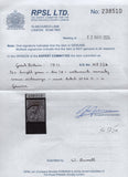 138679 1911 ½D DOWNEY DIE B WATERMARK SIDEWAYS (SG325a) FINE USED.