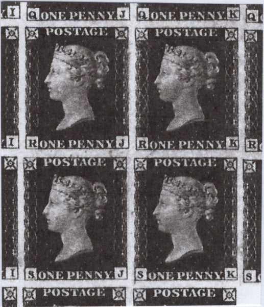 138691 1852 1D PL.157 (SG8)(RJ WITH CONSTANT VARIETY) FINE USED ON PEICE.