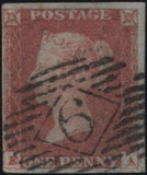 138727 1848 1D PL.85 (SG8)(EA RE-ENTRY SPEC BS74a) FINE USED.