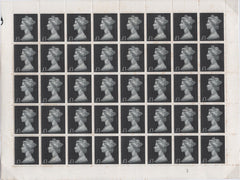 138730 1969 £1 BLACK (SG790) COMPLETE UNMOUNTED O.G. SHEET OF 40.