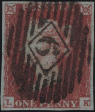 138755 1848 1D PL.85 (SG8)(LK WITH MAJOR RE-ENTRY SPEC BS74a) GOOD TO FINE USED.