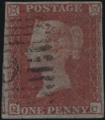 138778 1849 1D PL.89 (SG8)(QC) FINE USED.
