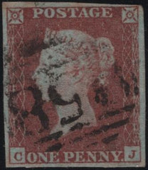 138786 1849 1D PL.94 (SG8)(CJ) GOOD TO FINE USED.