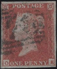 138788 1849 1D PL.94 (SG8)(OE) GOOD TO FINE USED.