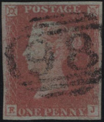 138790 1850 1D PL.95 (SG8)(EJ MAJOR RE-ENTRY SPEC BS81a) FINE USED.