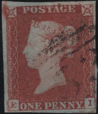 138796 1847 1D PL.76 (SG8)(EI RE-ENTRY SPEC BS65b) FINE USED.