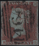 138806 1849 1D PL.89 (SG8)(EG CONSTANT VARIETY 'MARKS NE SQUARE').