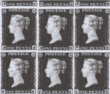 138806 1849 1D PL.89 (SG8)(EG CONSTANT VARIETY 'MARKS NE SQUARE').