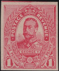 138826 1911 PERKINS BACON 'MOTLEY AND MILLER PRINTEX' ESSAY IN CARMINE PINK.