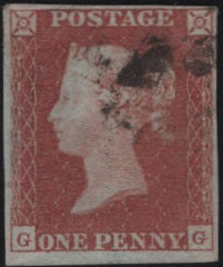 138836 1849 1D PL.96 (SG8)(GG) GOOD USED.